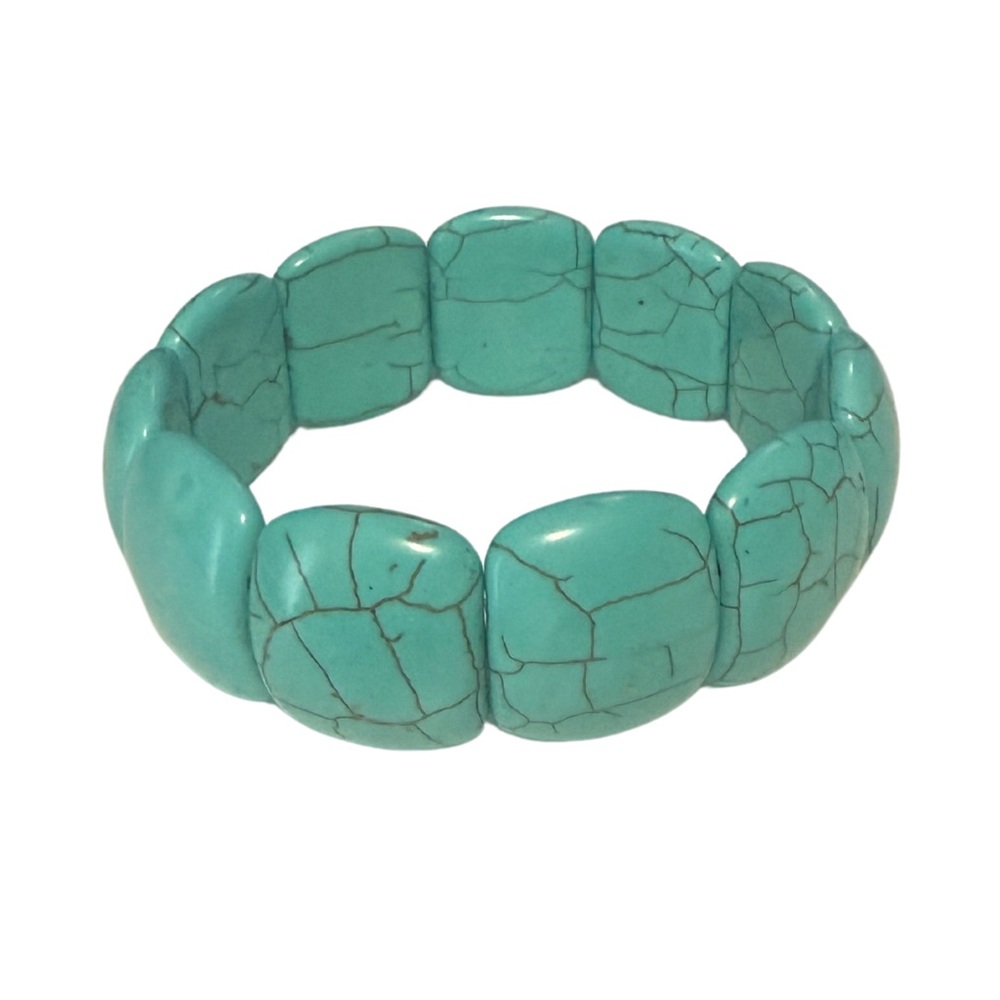 Handmade Teal Beaded Bracelet